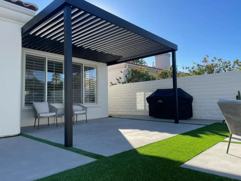 Liberty Bell Shade Solutions offers custom aluminum pergola and patio cover design and installation