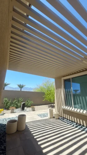 courtyard pergola